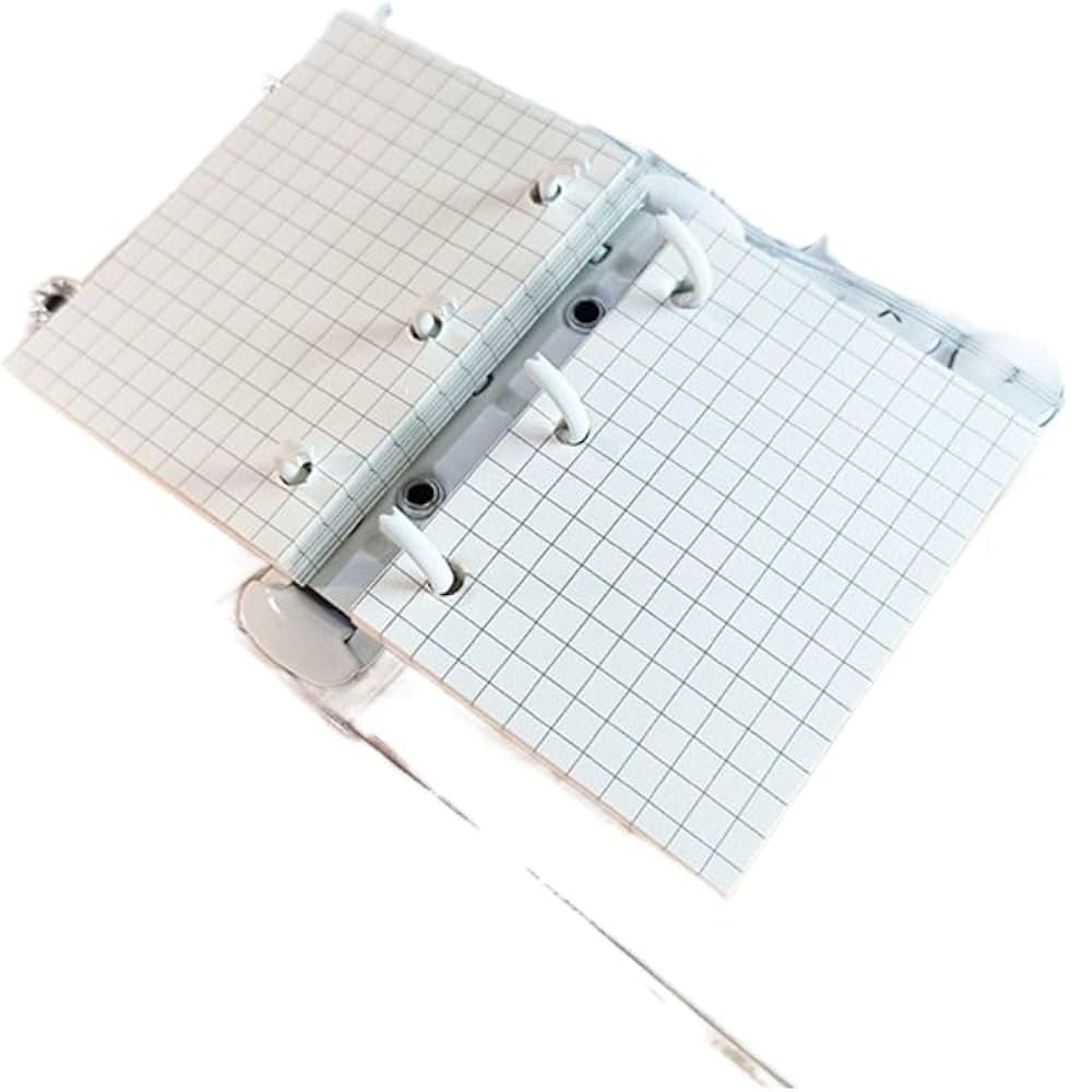 Amazon | ミニルーズリーフノート2点、ミニ透明3リングバインダー、3