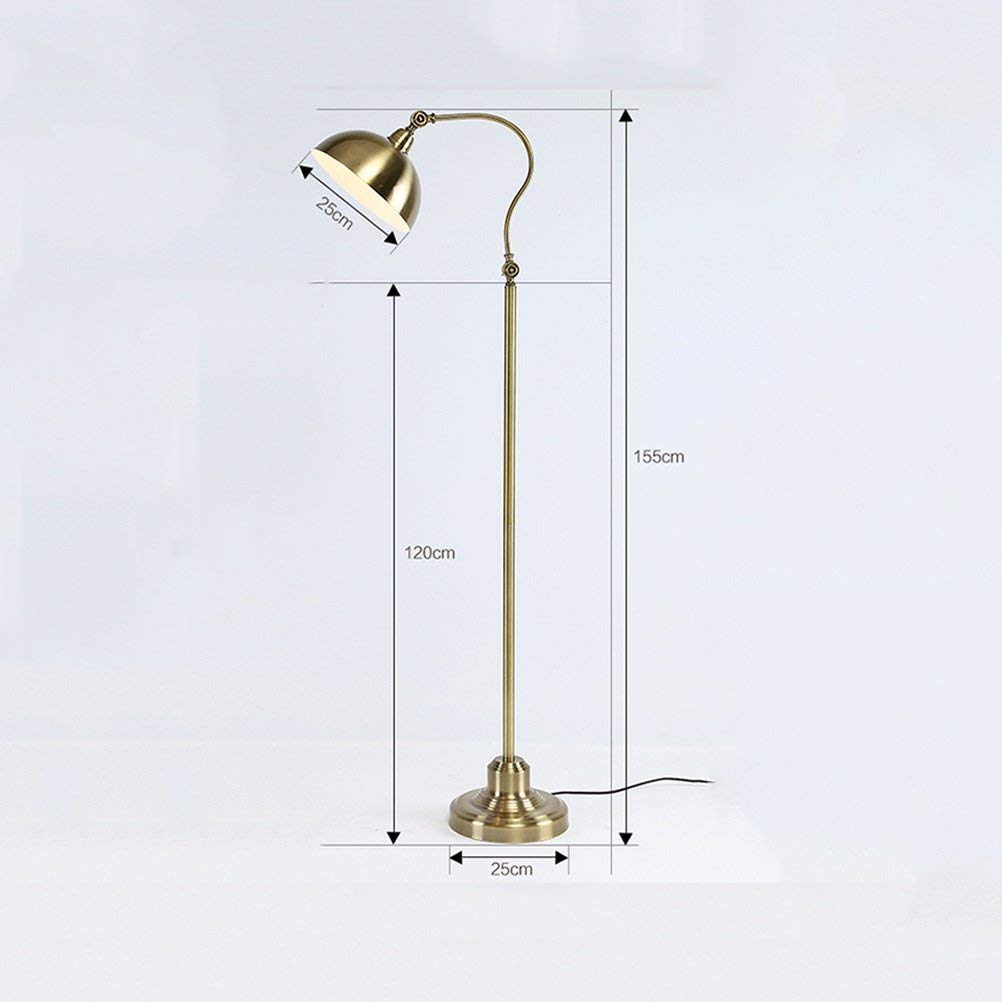 Amazon.co.jp : フロアスタンドライト, モダンアンティーク真鍮調節