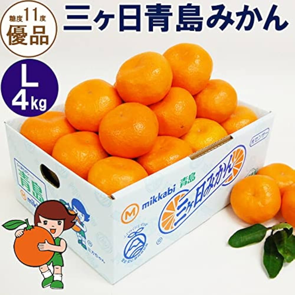 Amazon.co.jp: 糖度11度 JAみっかび 三ケ日青島みかん【優品】L