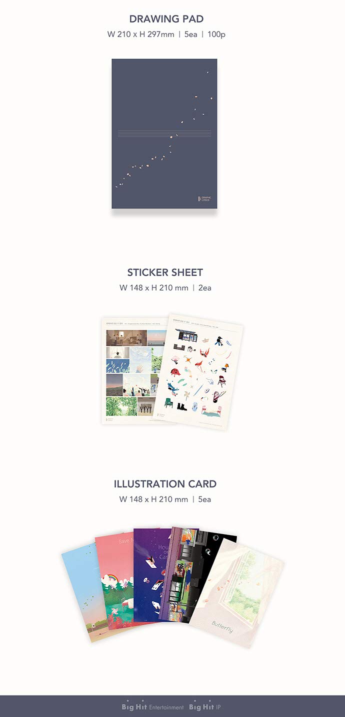 Amazon.com: Bangtan Boys BTS Graphic Lyrics Special Package (Incl