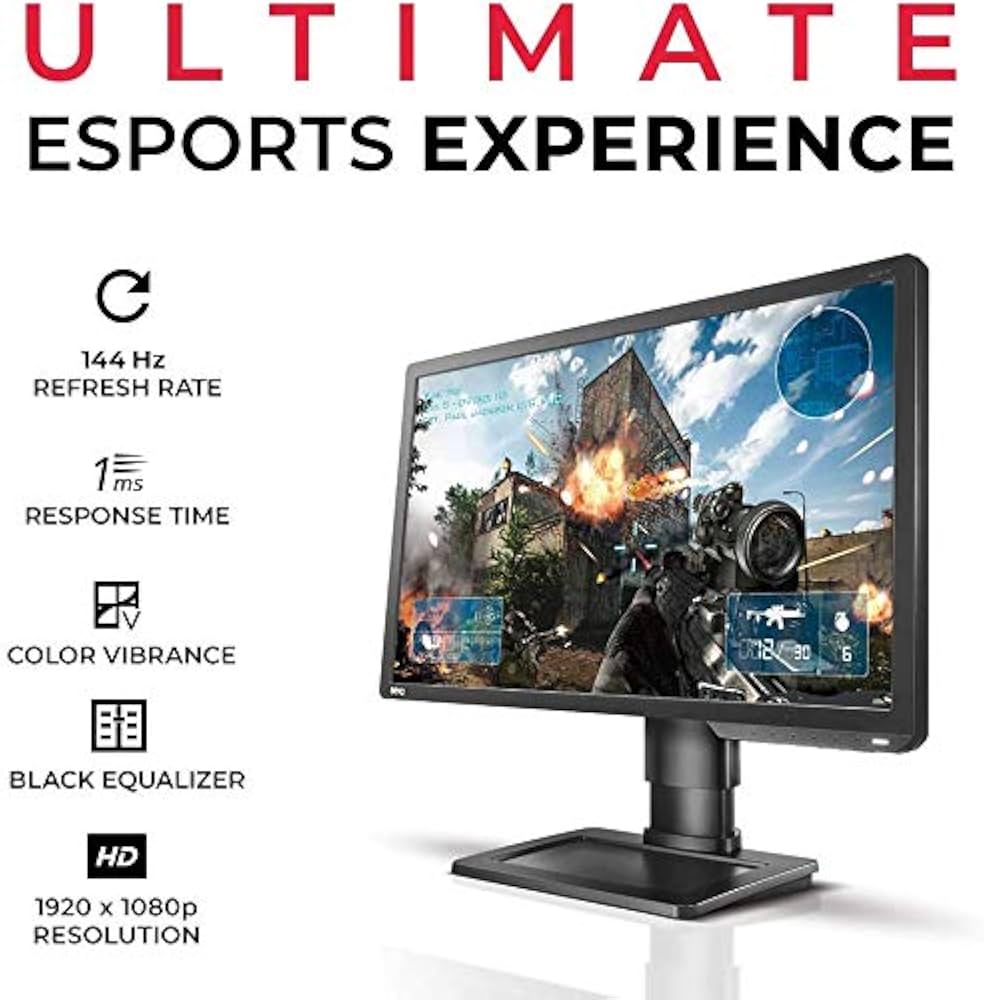 BenQ ZOWIE XL2411 24 Inch 144 Hz e-Sports Monitor, 1 ms Response