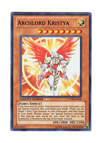 Amazon.co.jp: 遊戯王 英語版 CT08-EN010 Archlord Kristya 大天使