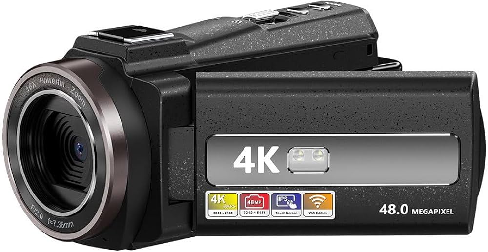 Amazon | ビデオカメラ 4K防震 DVビデオカメラ 4800万画素 日本製