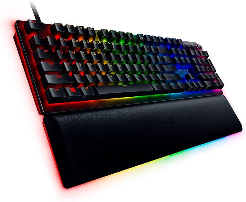Amazon | Razer Huntsman V2 光学ゲーム用キーボード: 最速リニア光学