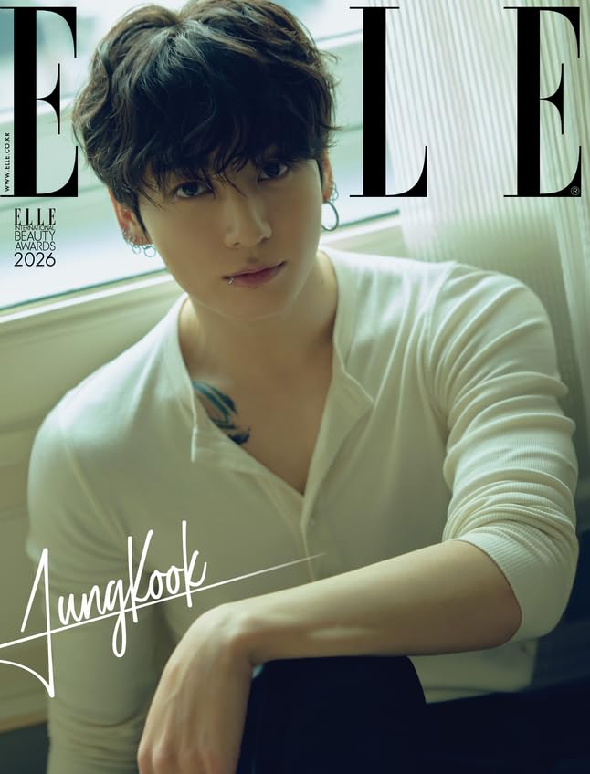 Amazon.co.jp: 【和訳付き】ELLE 1月号(2026) 9種選択 表紙 BTS