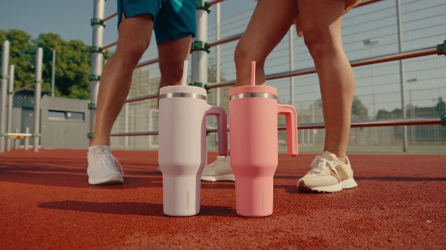 Hydrapeak Voyager 40 oz Tumbler with Handle and Straw Lid