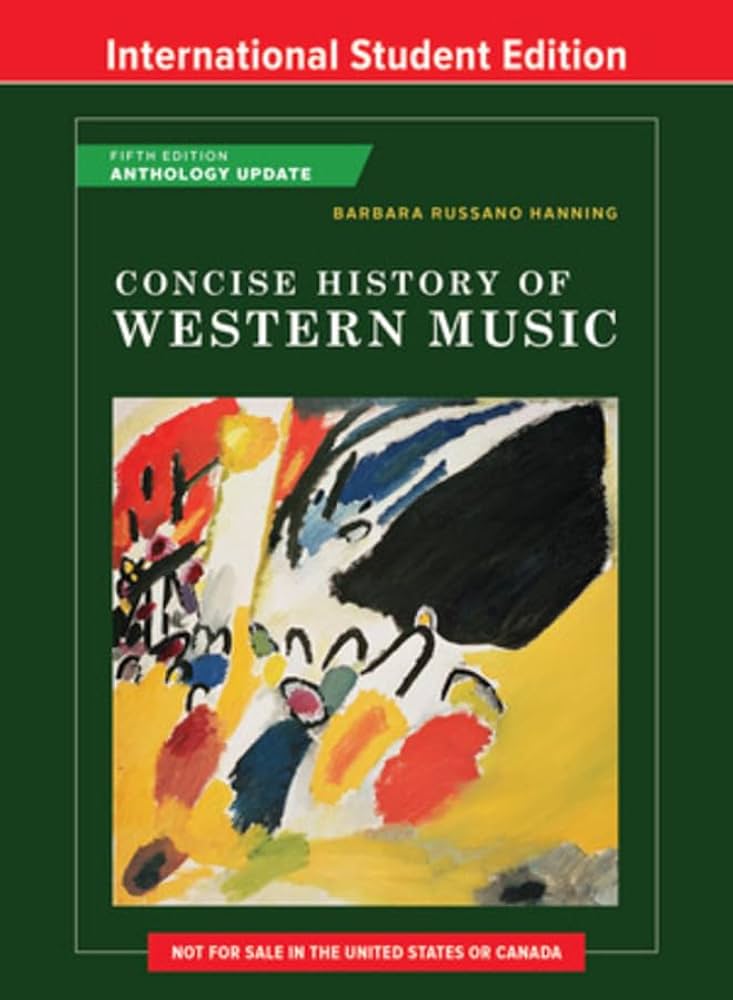 Concise History of Western Music: Barbara Russano Hanning