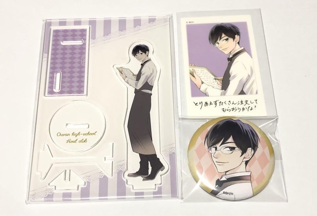 Amazon | 桜蘭高校ホスト部 カフェ 鳳鏡夜 アクスタ 缶バッジ チェキ