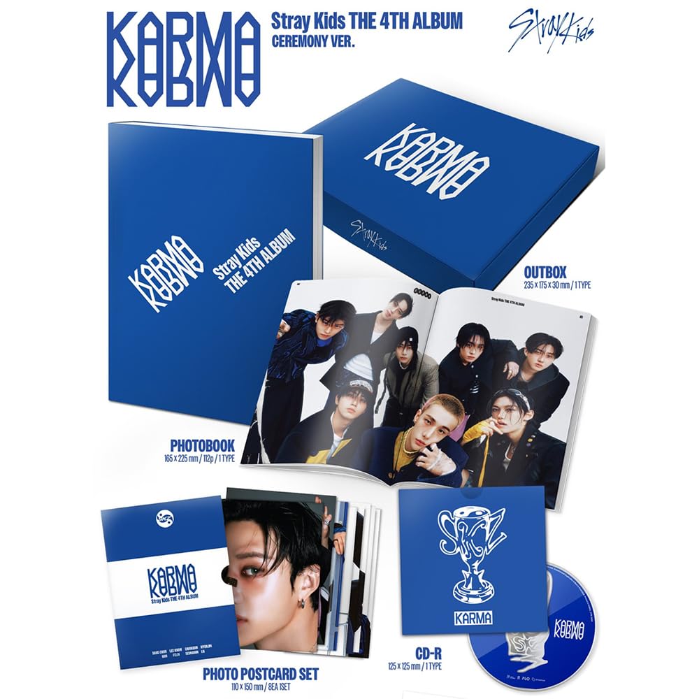Amazon.com: (STANDARD VER.) STRAY KIDS - [KARMA] 4th Studio album