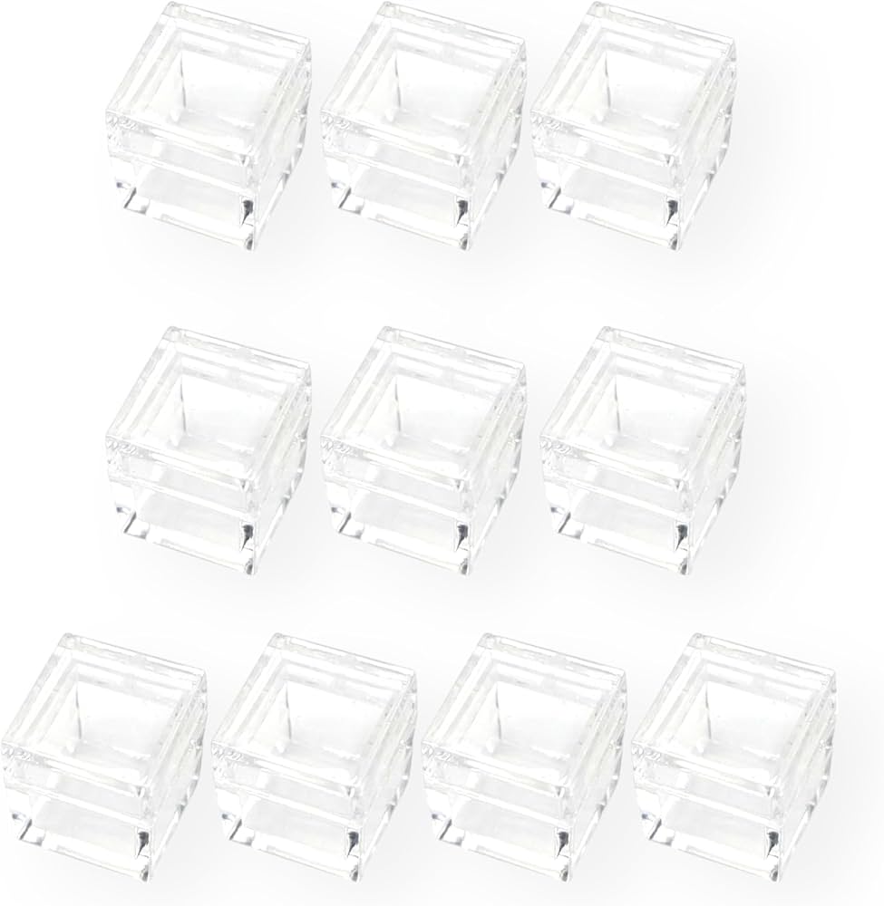 Amazon.co.jp: つくしサイエンス アクリルケース 10mm 10個 元素