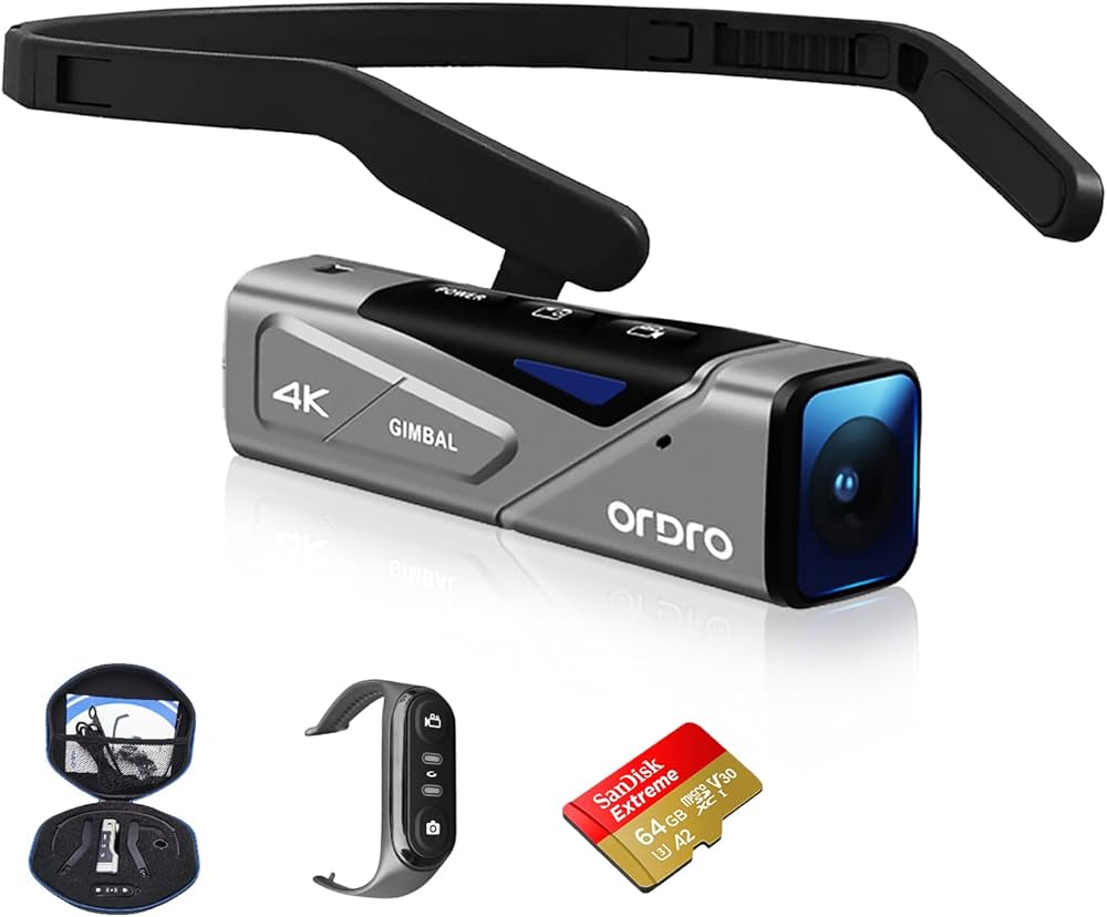 ordro EP7 GIMBAL ビデオカメラ ウェアラブル式 02 ordro EP7 GIMBAL