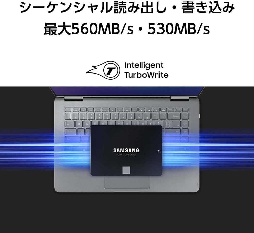 Amazon | Samsung 870 EVO 2TB SATA 2.5インチ 内蔵 SSD MZ-77E2T0B/EC