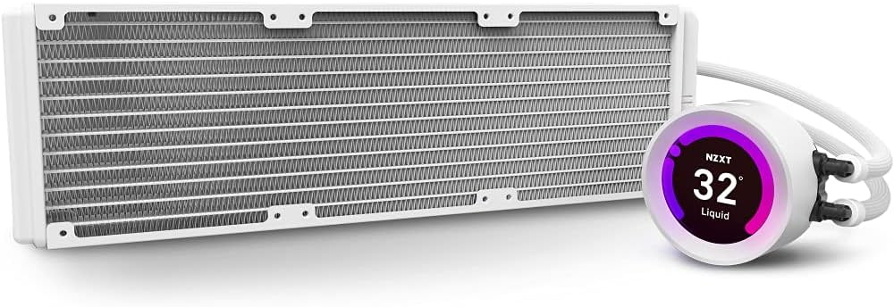 Amazon | NZXT KRAKEN Z73 ホワイト 簡易水冷CPUクーラー 液晶モニタ