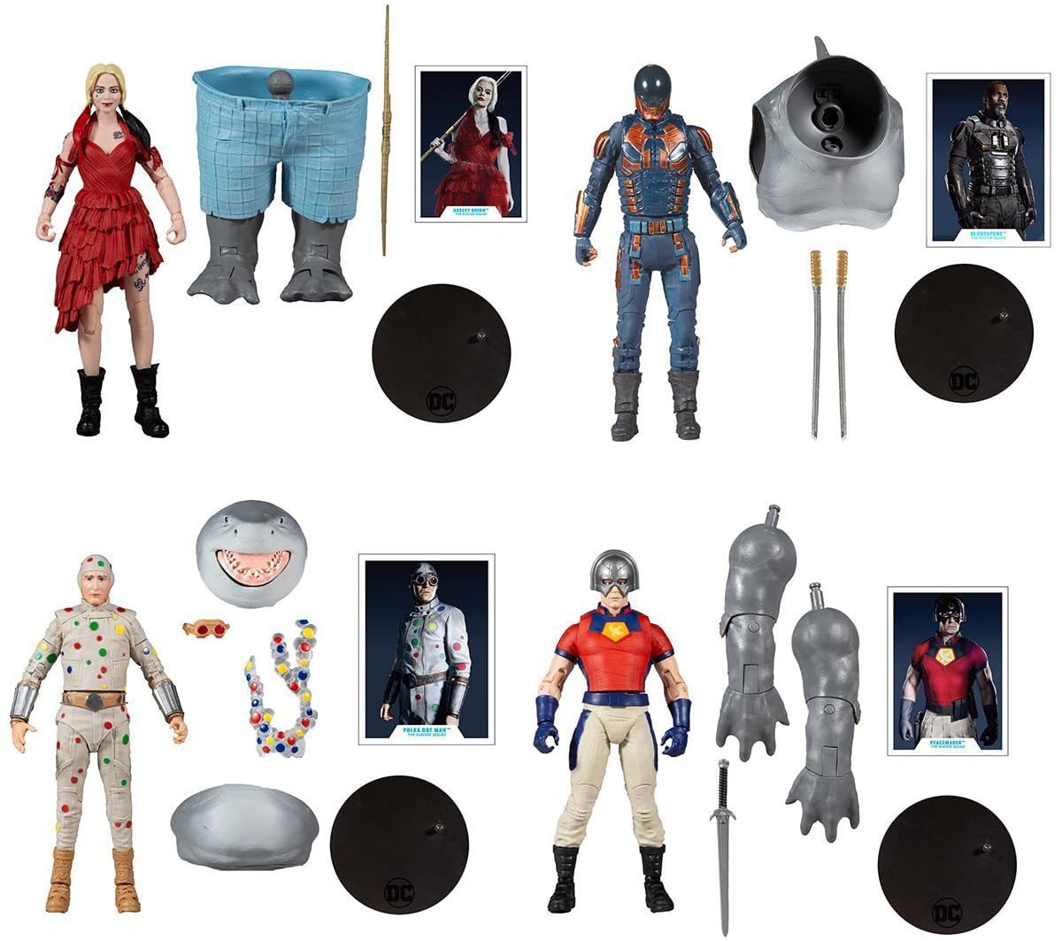 DCマルチバース マクファーレントイズ スーサイドスクワッド5体セット