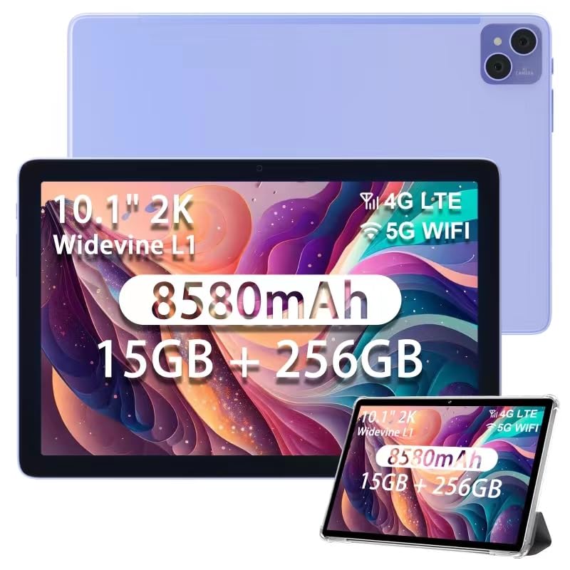 DOOGEE T10 Pro タブレット Android パープル 動作確認済み 256GB