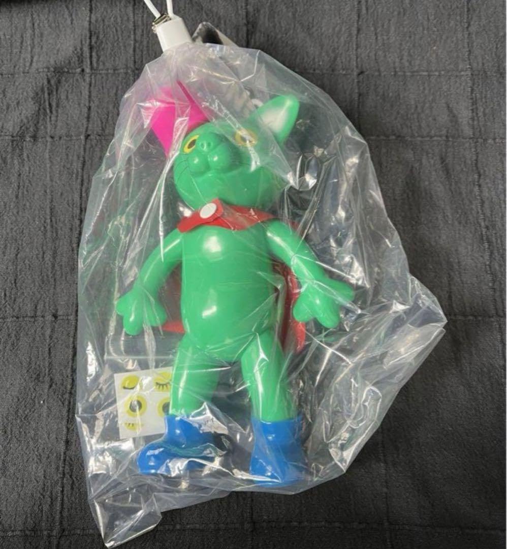 Amazon.co.jp: 駄玩具堂 クツネコ グリーン DAGANGUDO ソフビ sofuvi