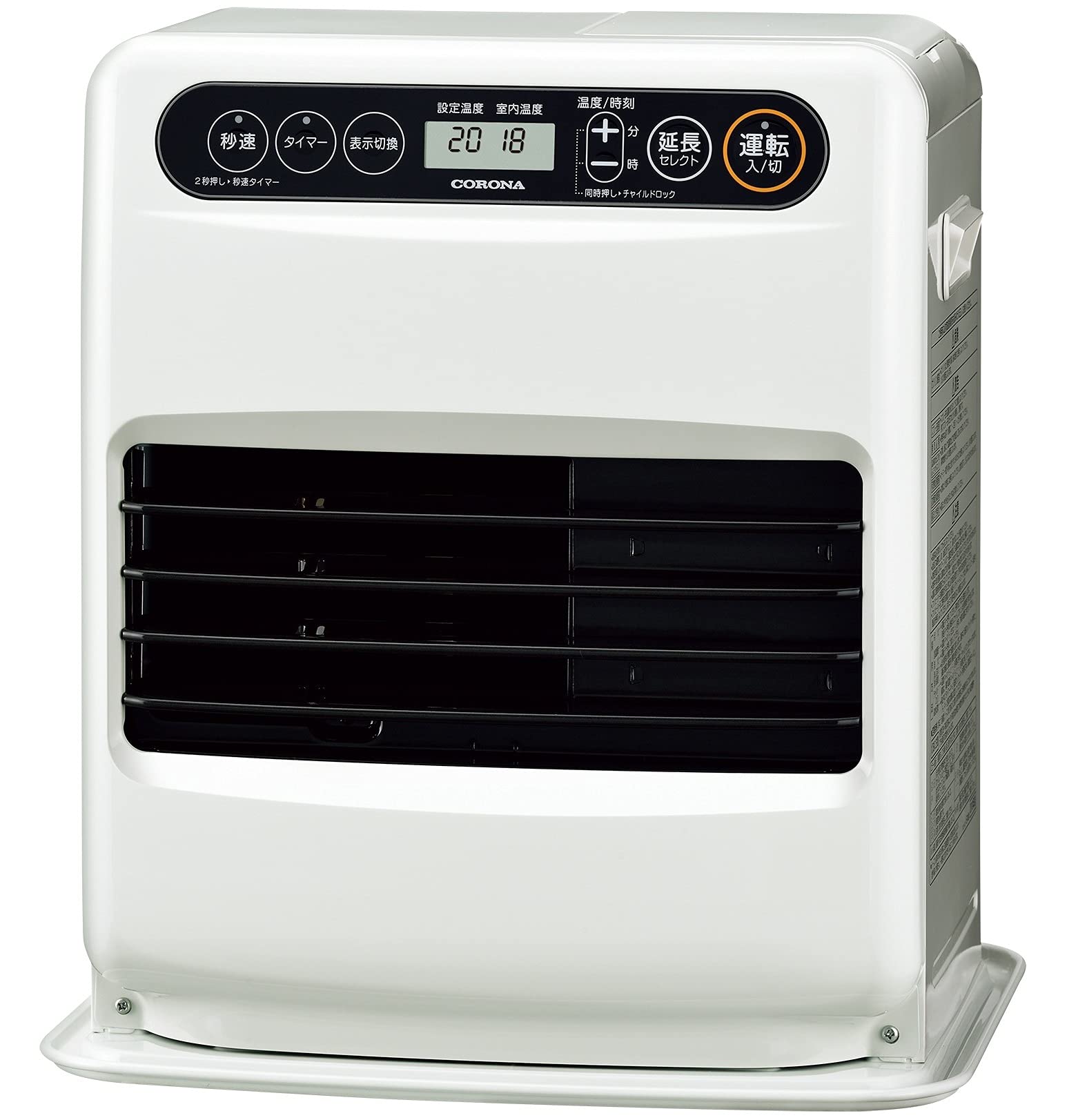 Amazon.co.jp: CORONA FH-G32YA2(W) Petroleum Fan Heater, Made in