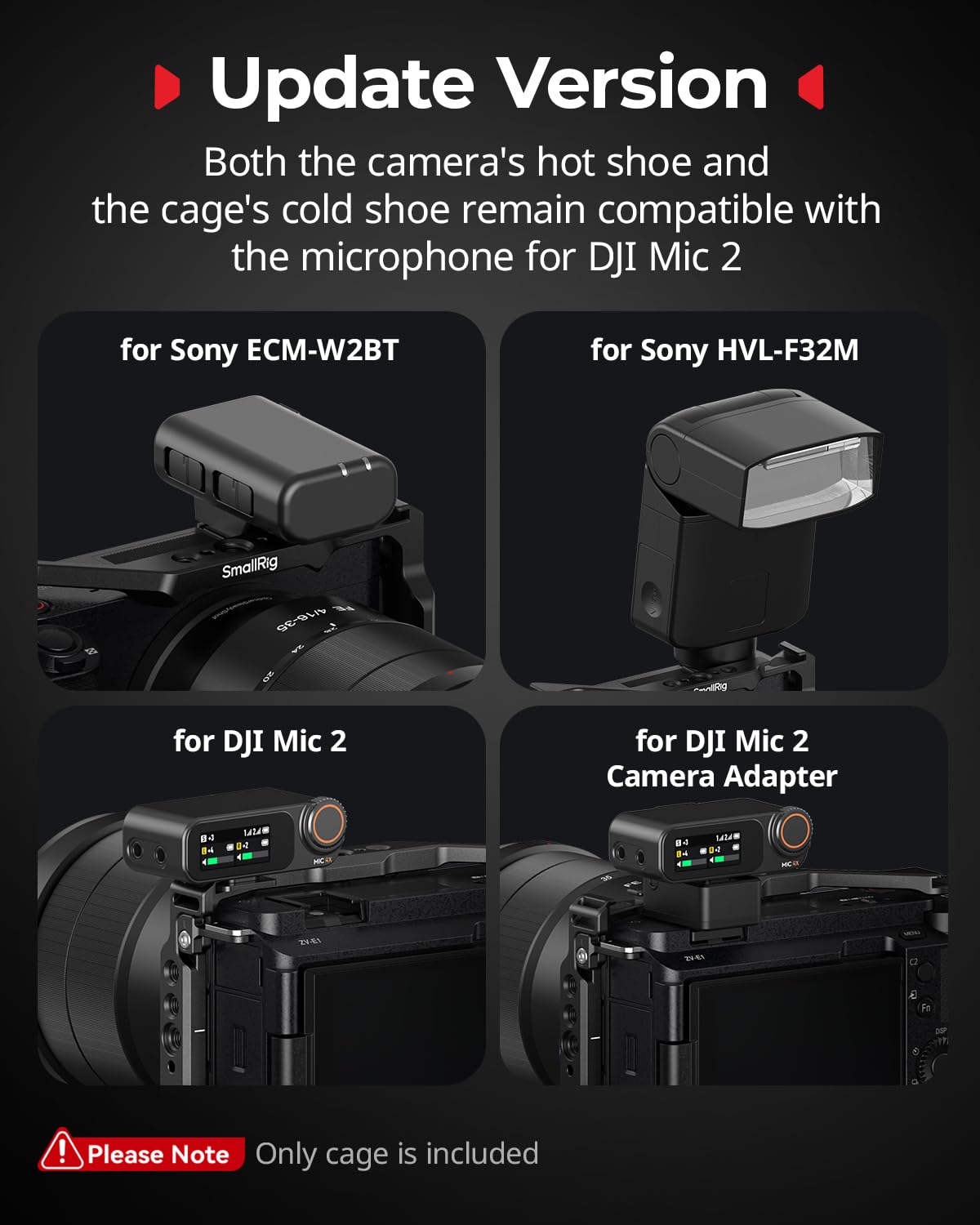 Amazon.com : SmallRig ZV-E1 Cage Kit with Silicone Grip and Cable