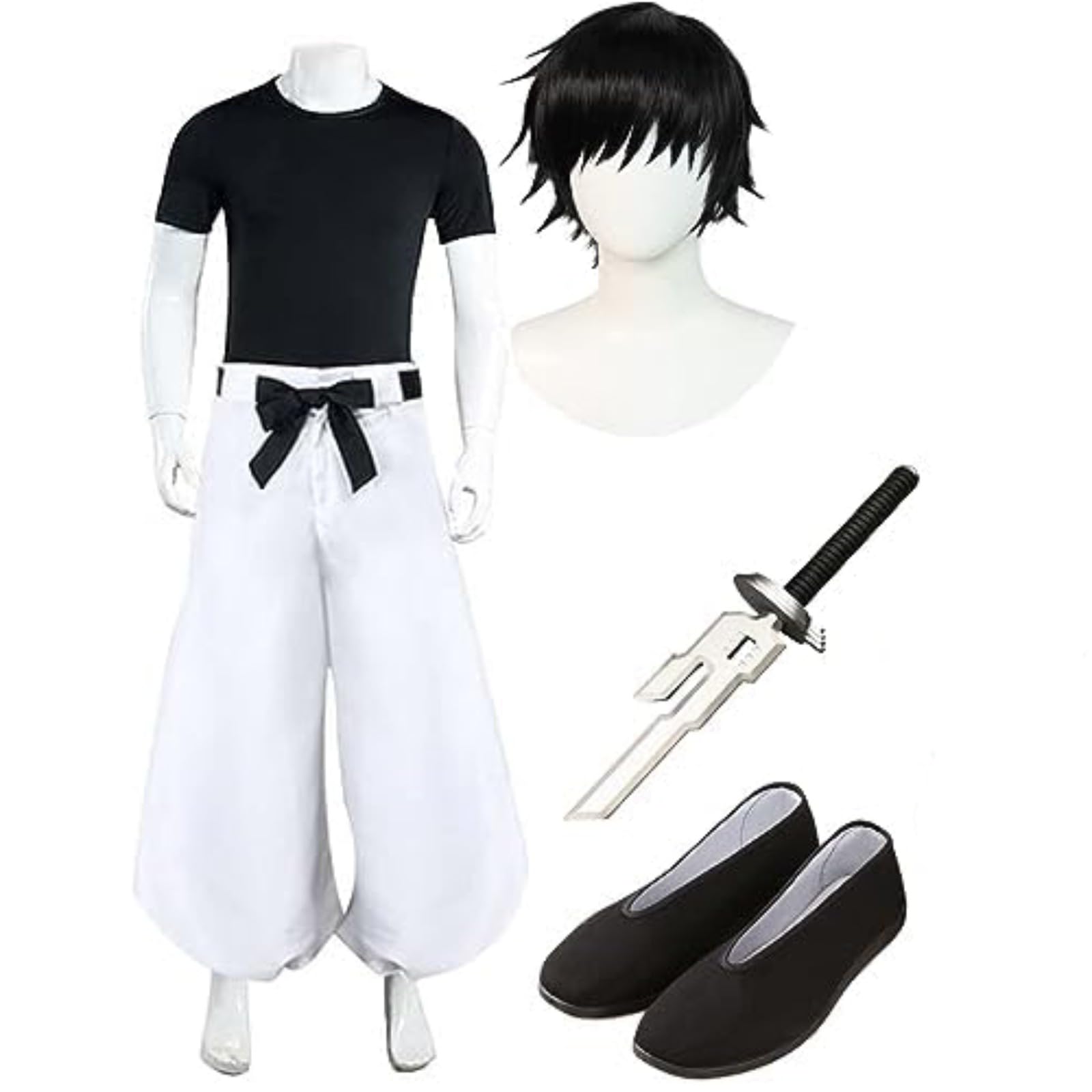 Amazon.co.jp: [Acosdary] 呪術廻戦 伏黒甚爾 コスプレ衣装 ウィッグ