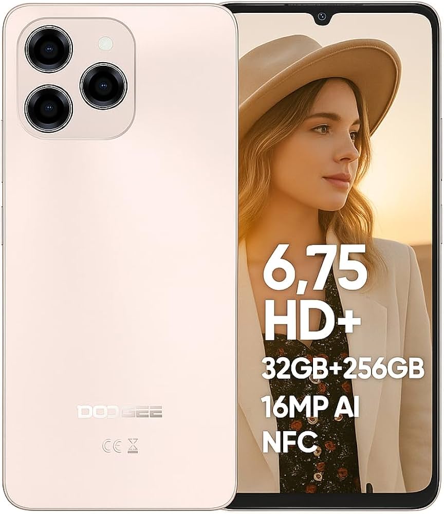 DOOGEE NOTE 58 PRO Mobile Phone Unlocked, Sleek&Refined Design