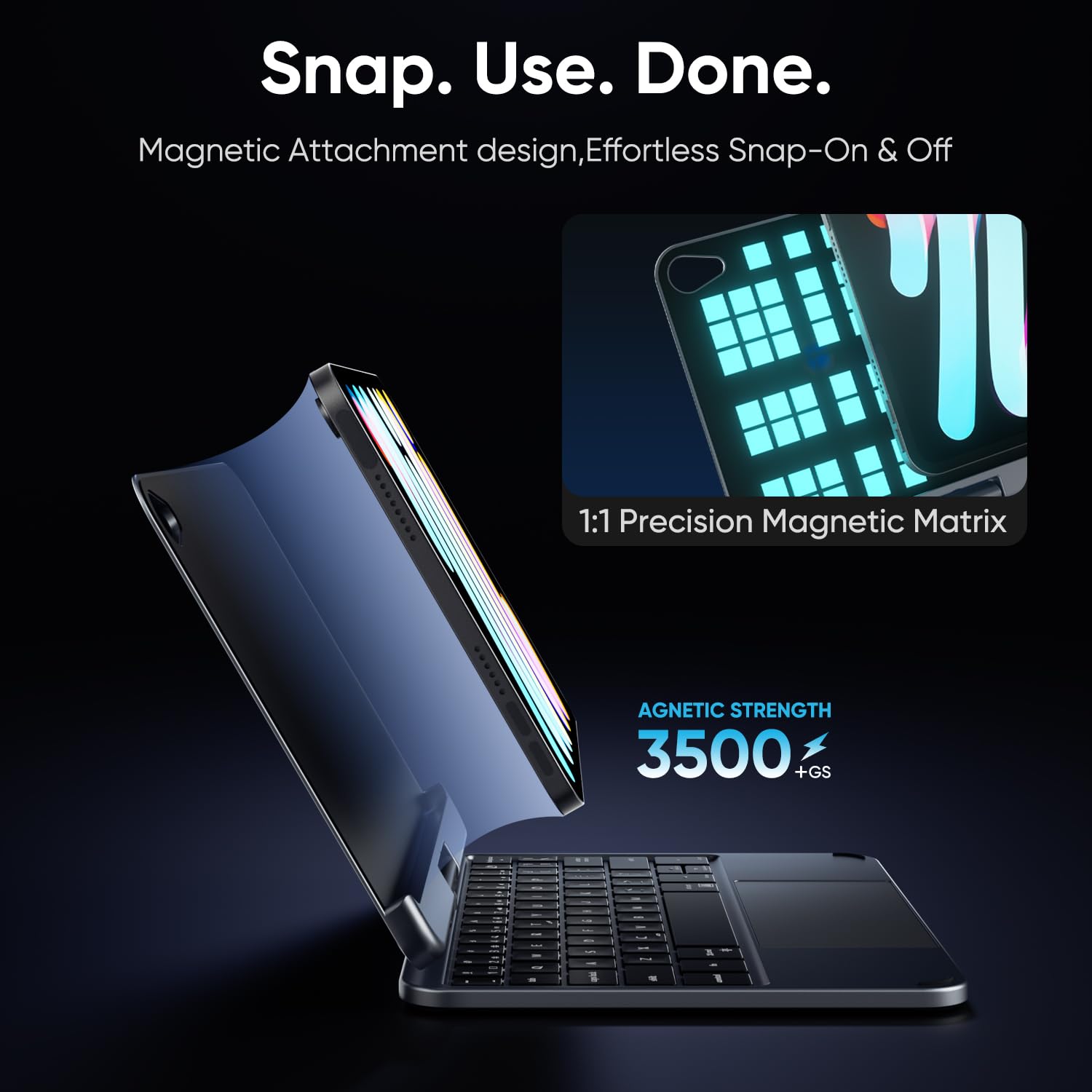 Amazon.co.jp: doqo iPad Mini 7 & Mini 6 ケース キーボード付き 第6