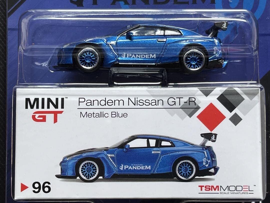 Amazon | ミニGT 1/64 パンデム GT-R R35 GTウイング メタリックブルー