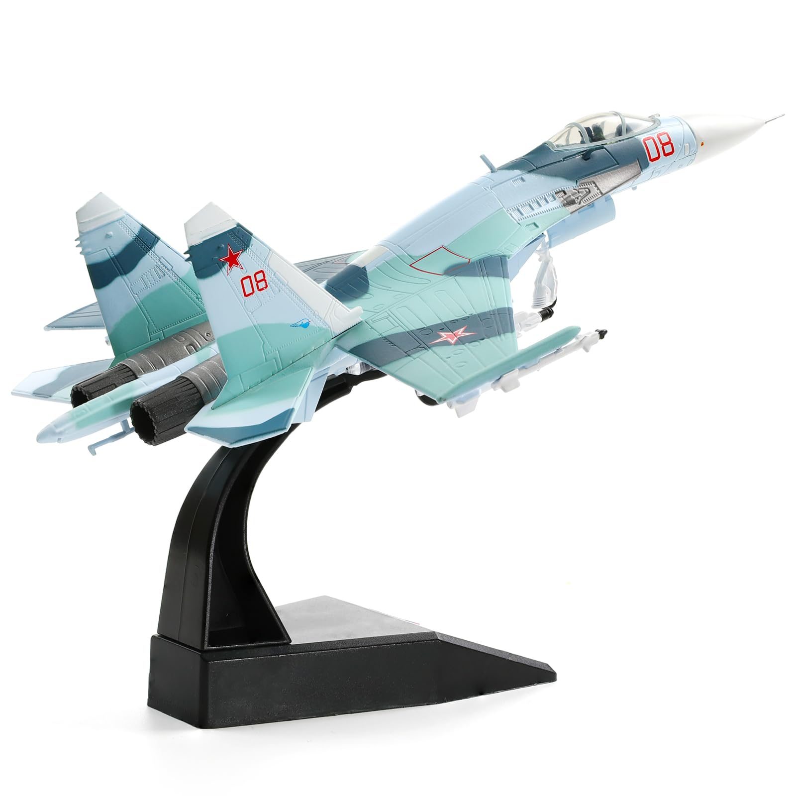 Amazon.co.jp: NUOTIE 1:100 Su-27 フランカーモデル航空機キット完成