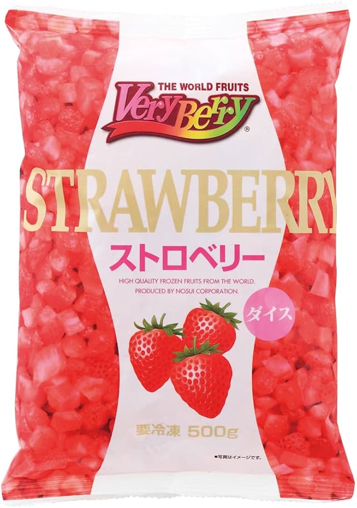 Amazon.co.jp: [冷凍] ノースイ ストロベリーダイス 500g×2 : 食品