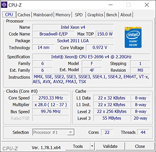 Amazon | インテルXeon e5 – 2696 V4 / e5 – 2699 V4 sr2j0 22-core