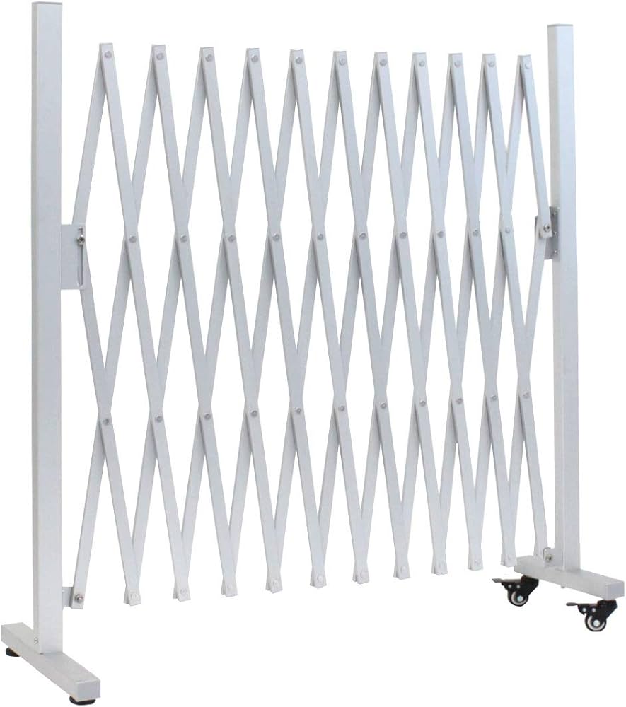 Amazon | アルマックス(Almax) アルミ伸縮フェンスキャスター付き