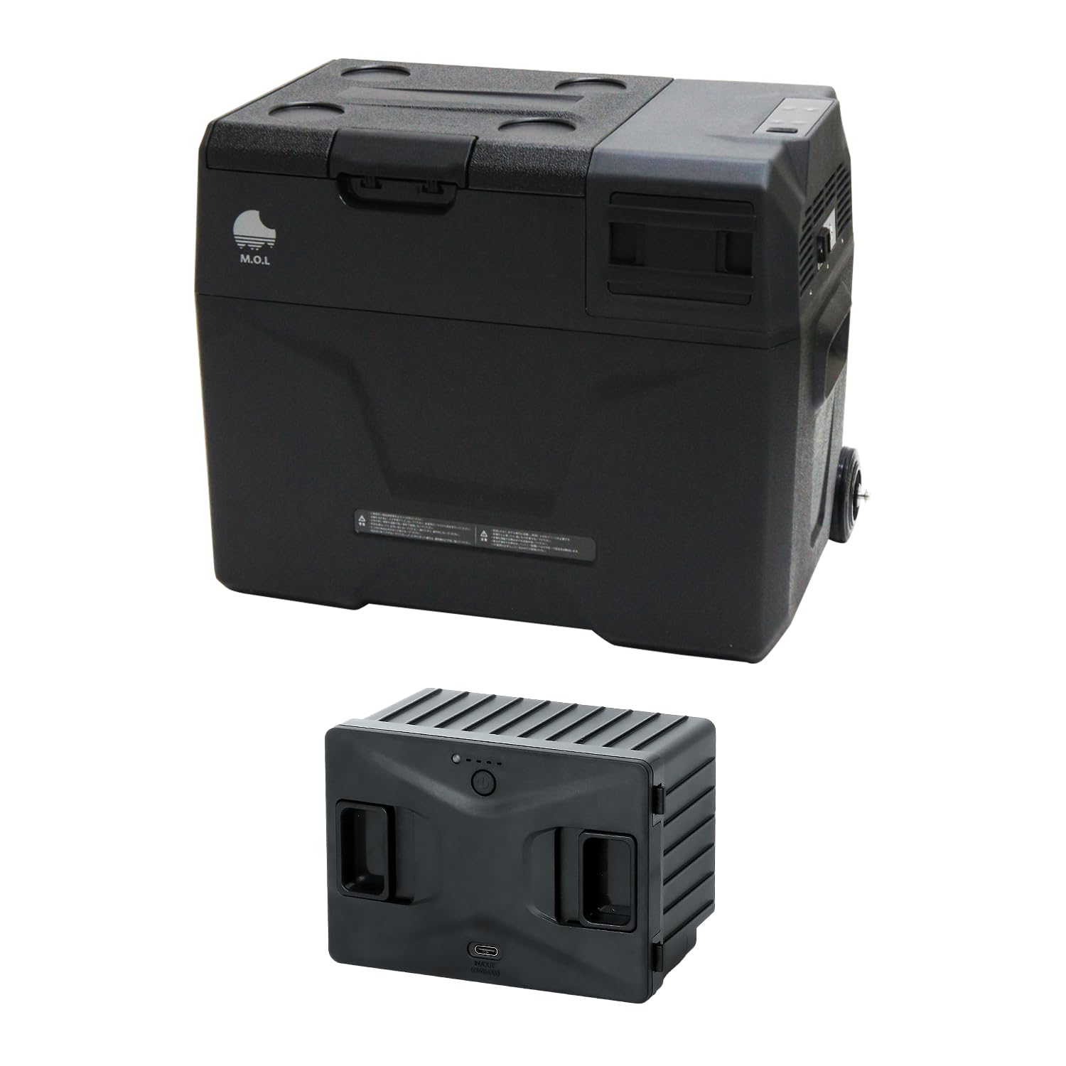 Amazon | M.O.L ポータブル冷蔵庫＆冷凍庫 40L MOL-FL401＋バッテリー