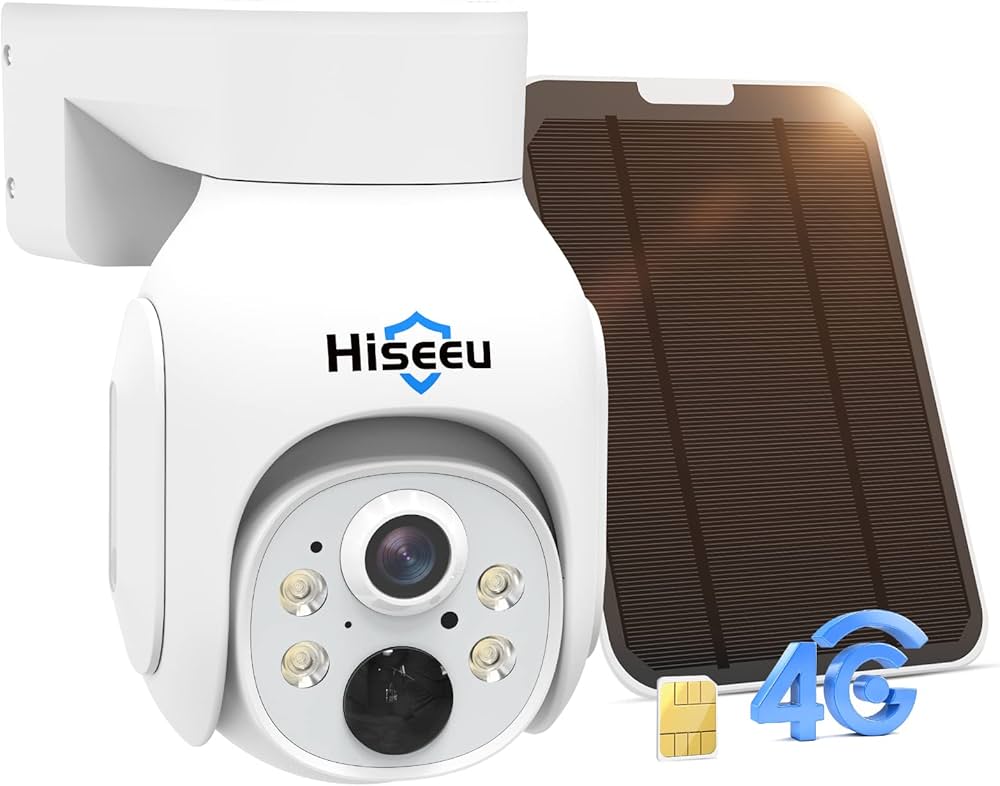 Amazon.co.jp: 【4GLTE SIMカード対応】Hiseeu 4GLTE防犯カメラ