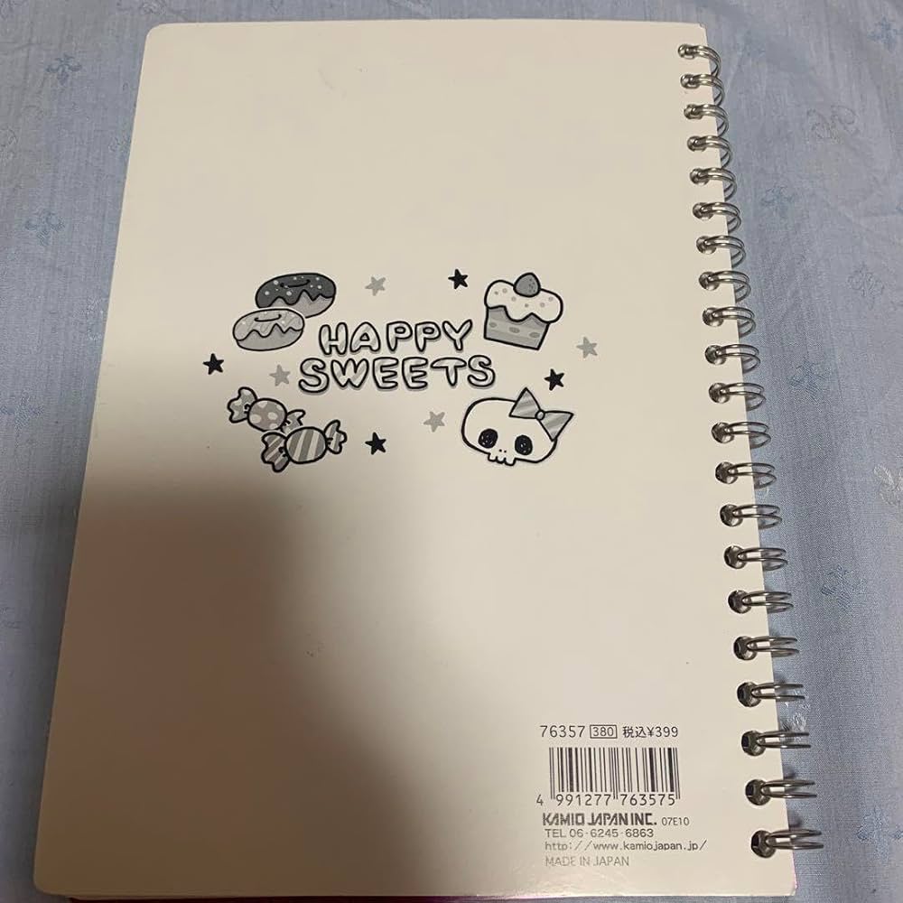 Amazon.co.jp: 平成レトロスイーツ柄リングメモ帳カミオジャパン