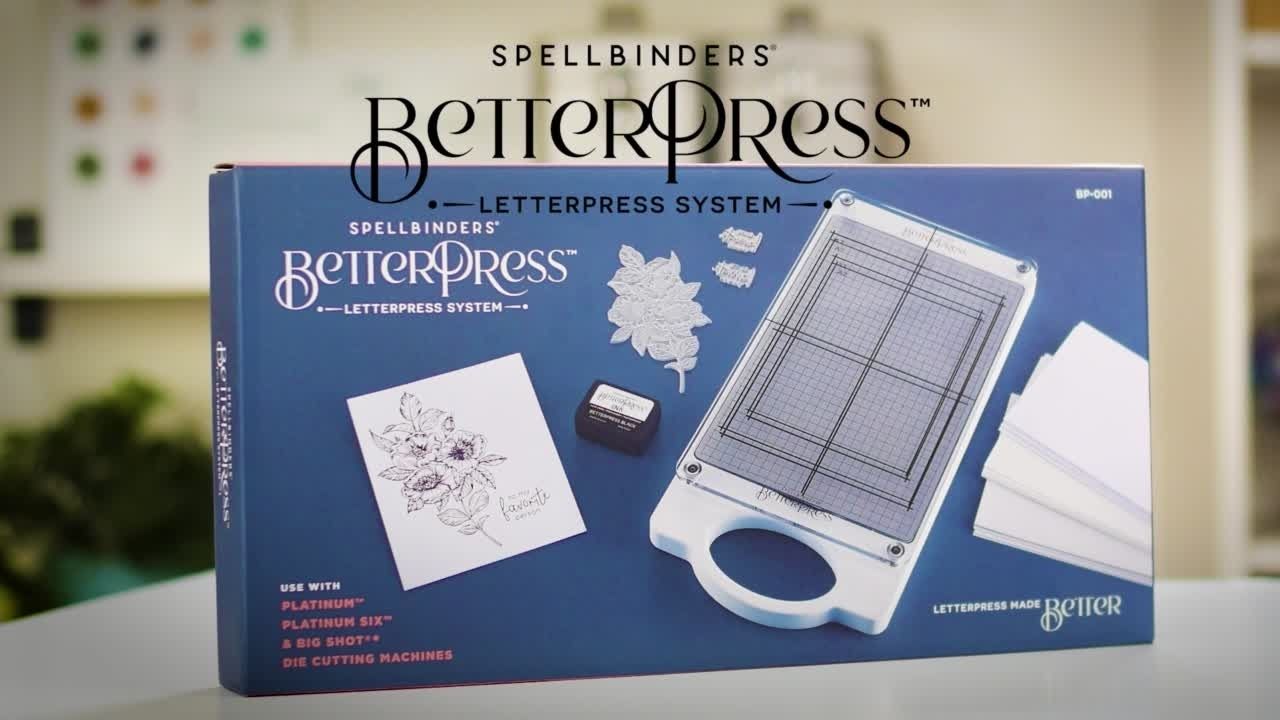 Amazon.com: Spellbinders BetterPress Letterpress Machine/for