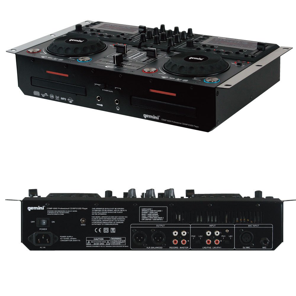 Amazon.co.jp: GEMINI CD プレイヤー CDMP-6000 : 家電＆カメラ
