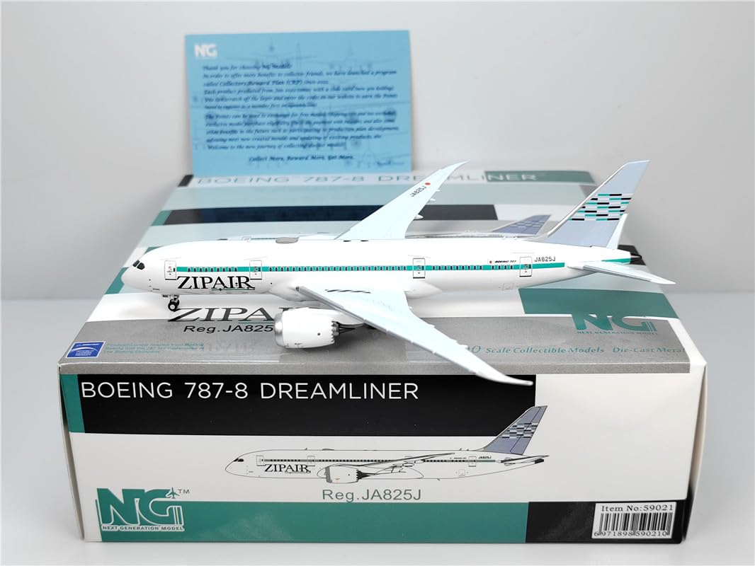 Amazon | NGmodels 1:400 NG59021 ZIPAIR Boeing 787-8 JA825J モデル