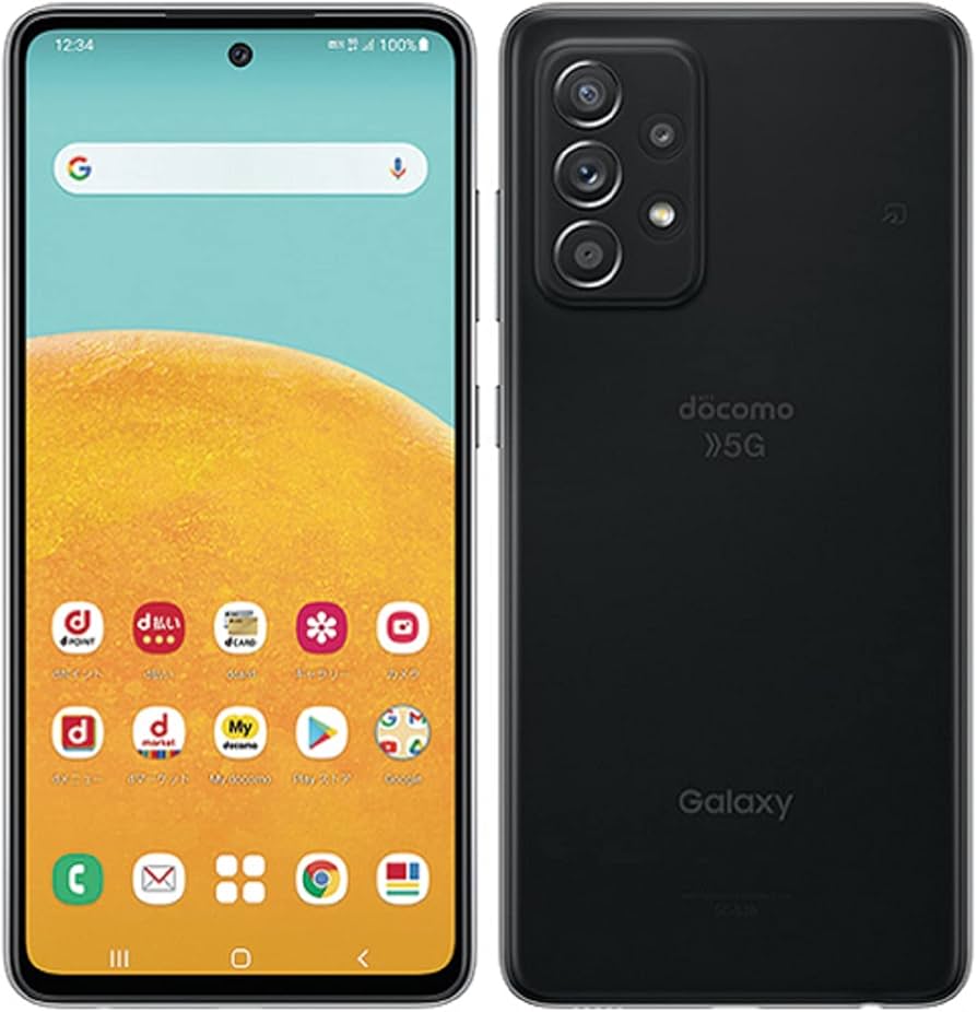 Amazon.co.jp: Docomo Galaxy A52 5G SC-53B Awesome Black SIM