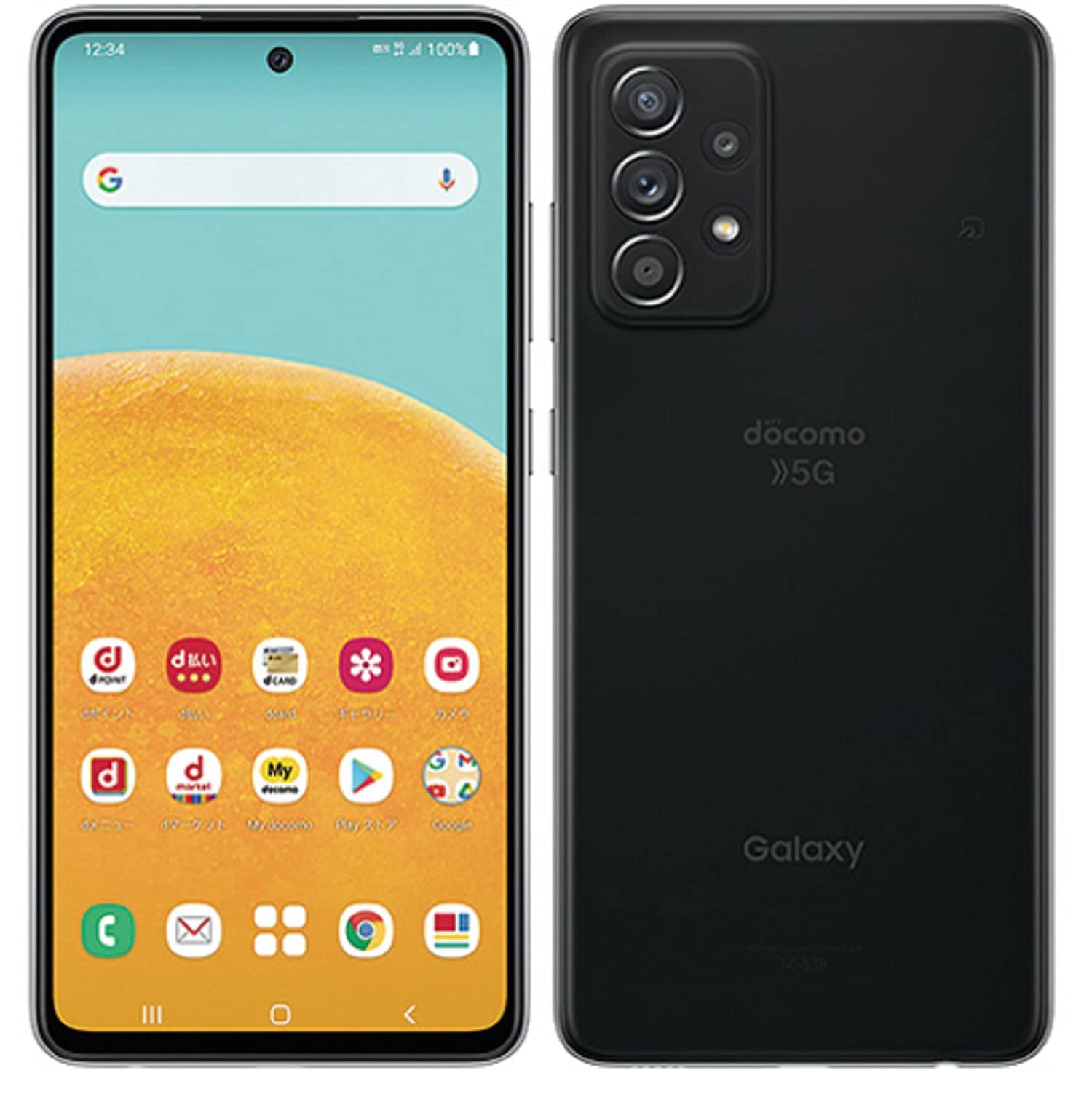 Amazon | ドコモ Galaxy A52 5G SC-53B オーサムブラック SIMロック