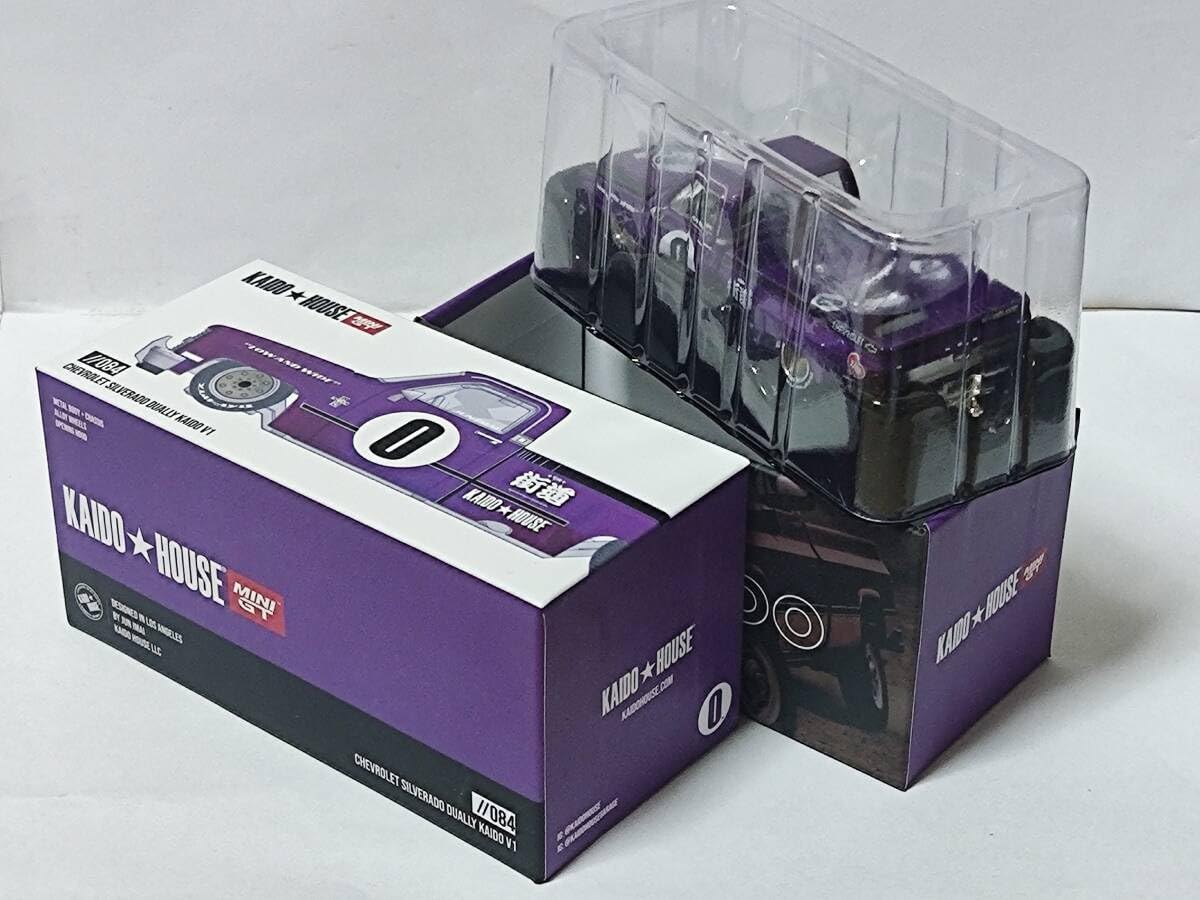 Amazon | MINI GT KAIDO HOUSE 1/64 CHEVROLET SILVERADO DUALLY V1