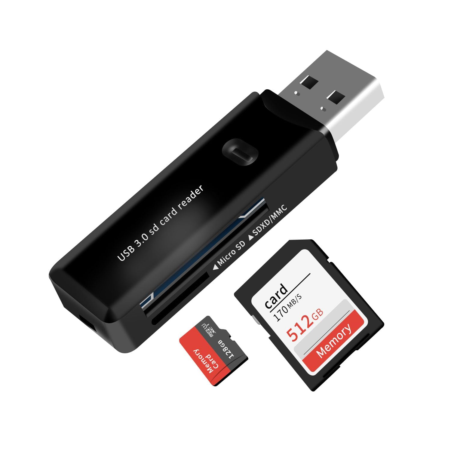 Amazon | USB 3.0 Micro SD Reader for PC, Laptop, Mac, Windows