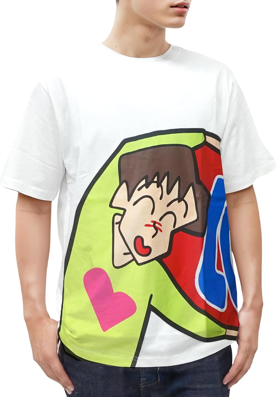 Amazon | Tシャツ しんちゃん ミッチー ヨシりん LOVE ペア お揃い