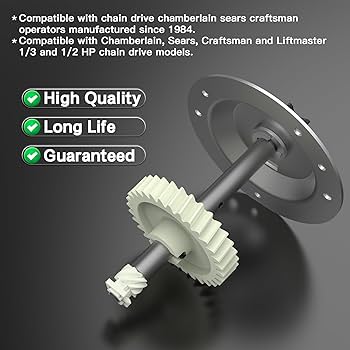 X X-HOUSE Gear and Sprocket Kit for Liftmaster 41c4220a,Garage