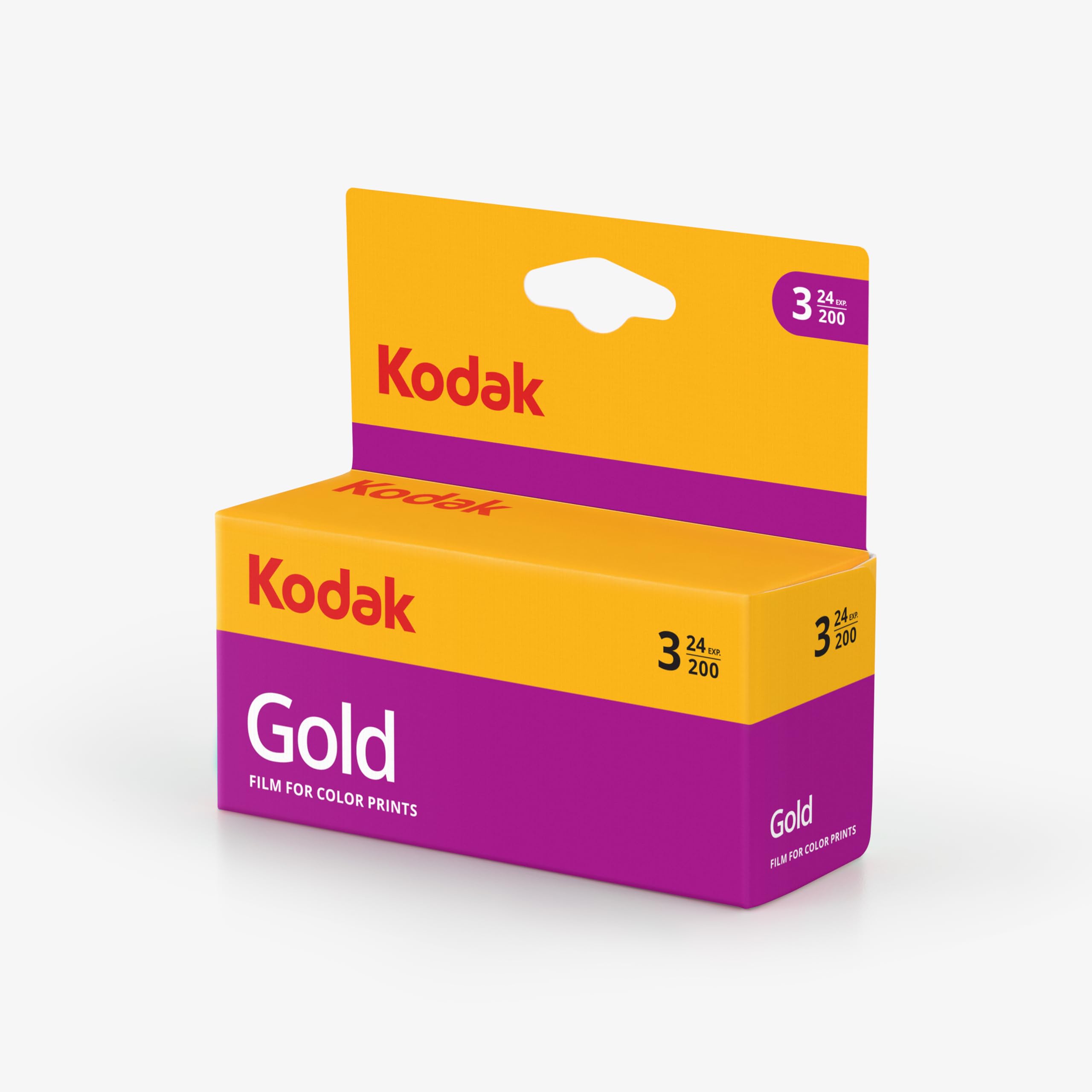 Amazon.com : Kodak 6033971 Gold 200 Film (Purple/Yellow) - 3 Rolls