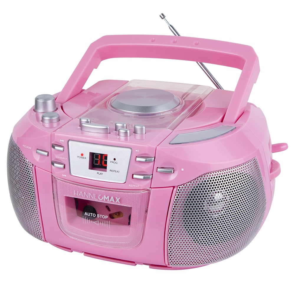 Amazon.com: HANNLOMAX HX-338CD CD Boombox, AM/FM Radio, Cassette
