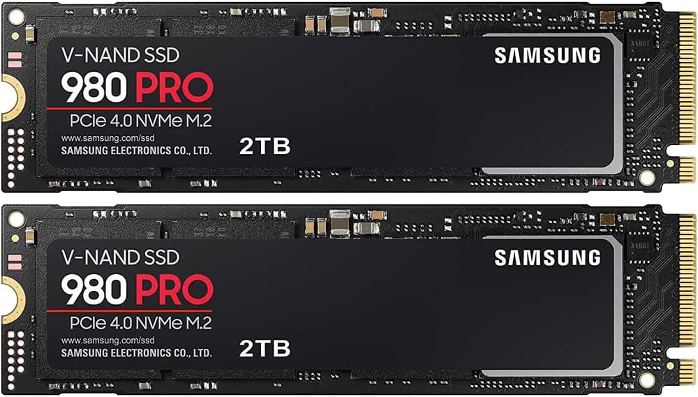 Amazon | Samsung MZ-V8P2T0B/AM 980 PRO PCIe 4.0 NVMe SSD 2TB - (2