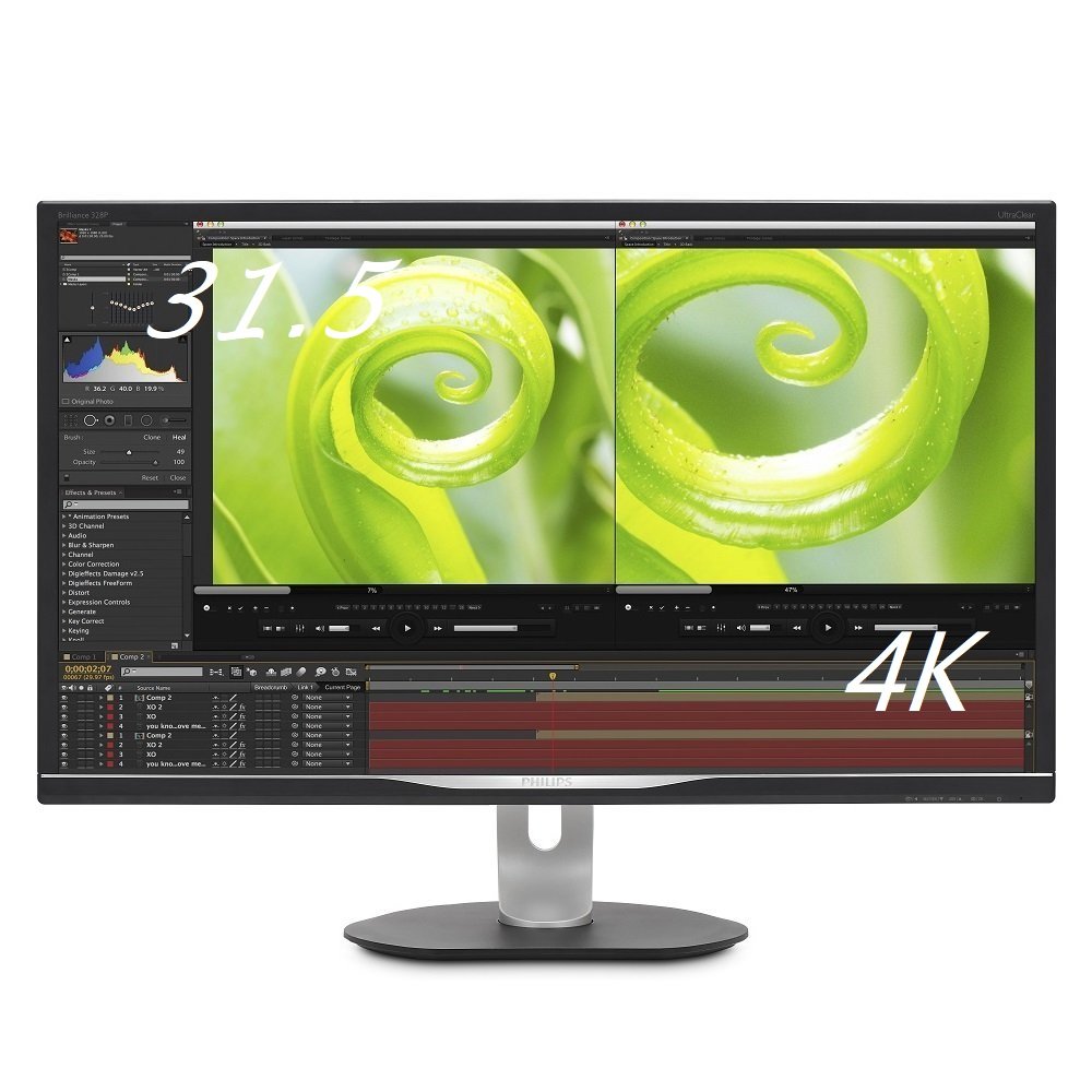 Amazon.co.jp: Philips モニター ディスプレイ 328P6VJEB/11 (31.5