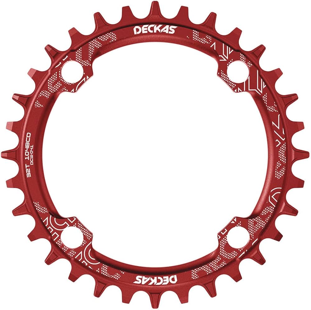 Amazon.com : Enjcyling Narrow Wide Single Chainring 104BCD CNC