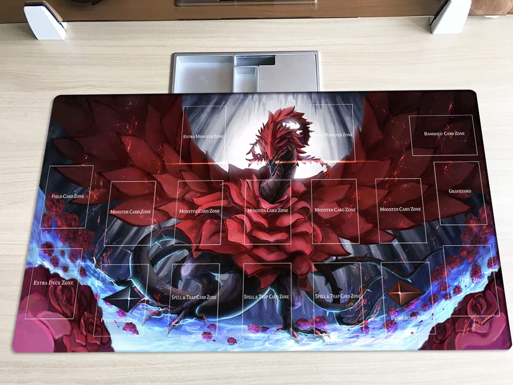 Amazon | Mlikemat プレイマット ブラックローズドラゴン TCG CCG OCG
