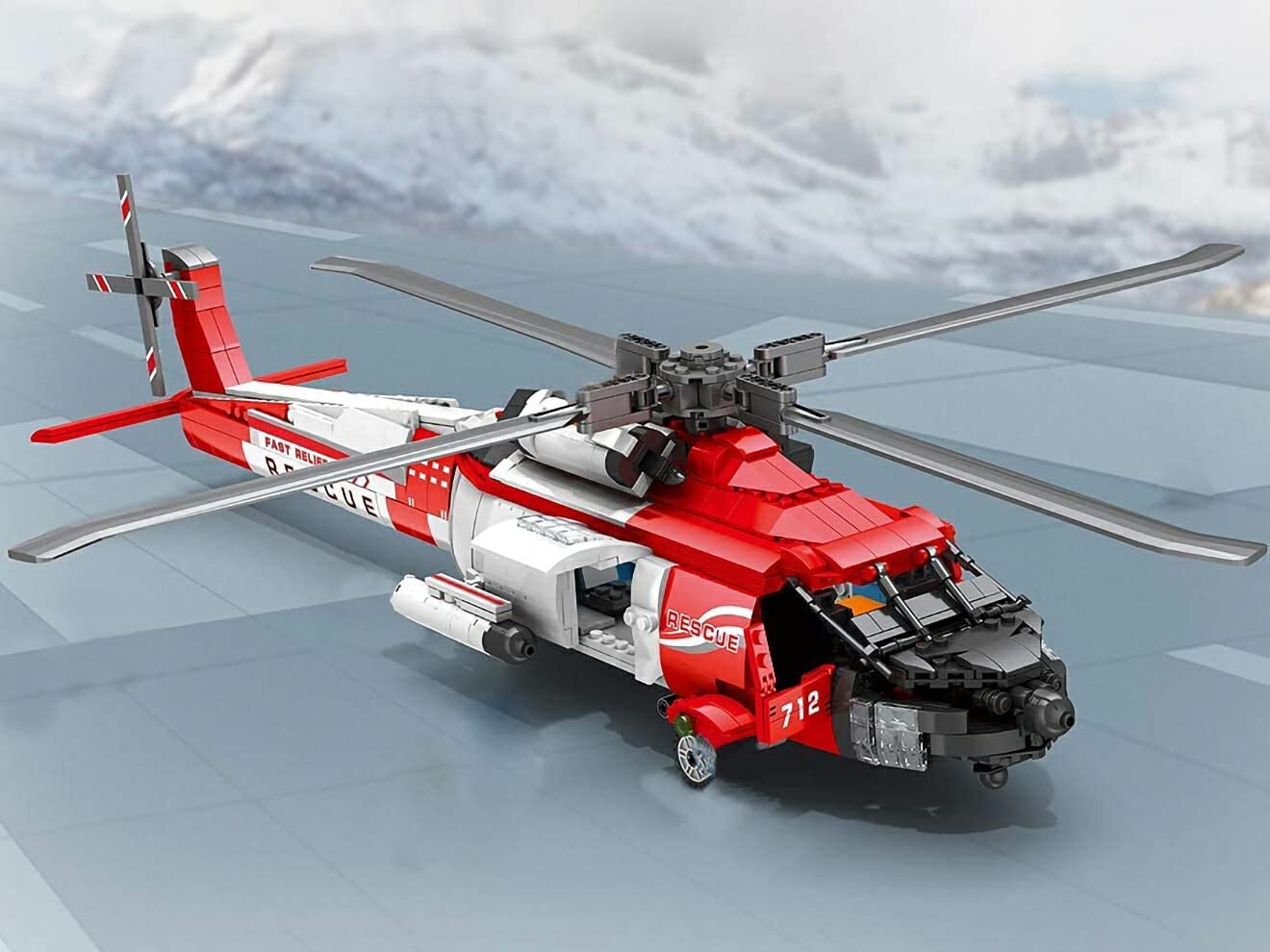 Amazon | AFM HH-60J ジェイホーク 救難ヘリコプター 1137Blocks