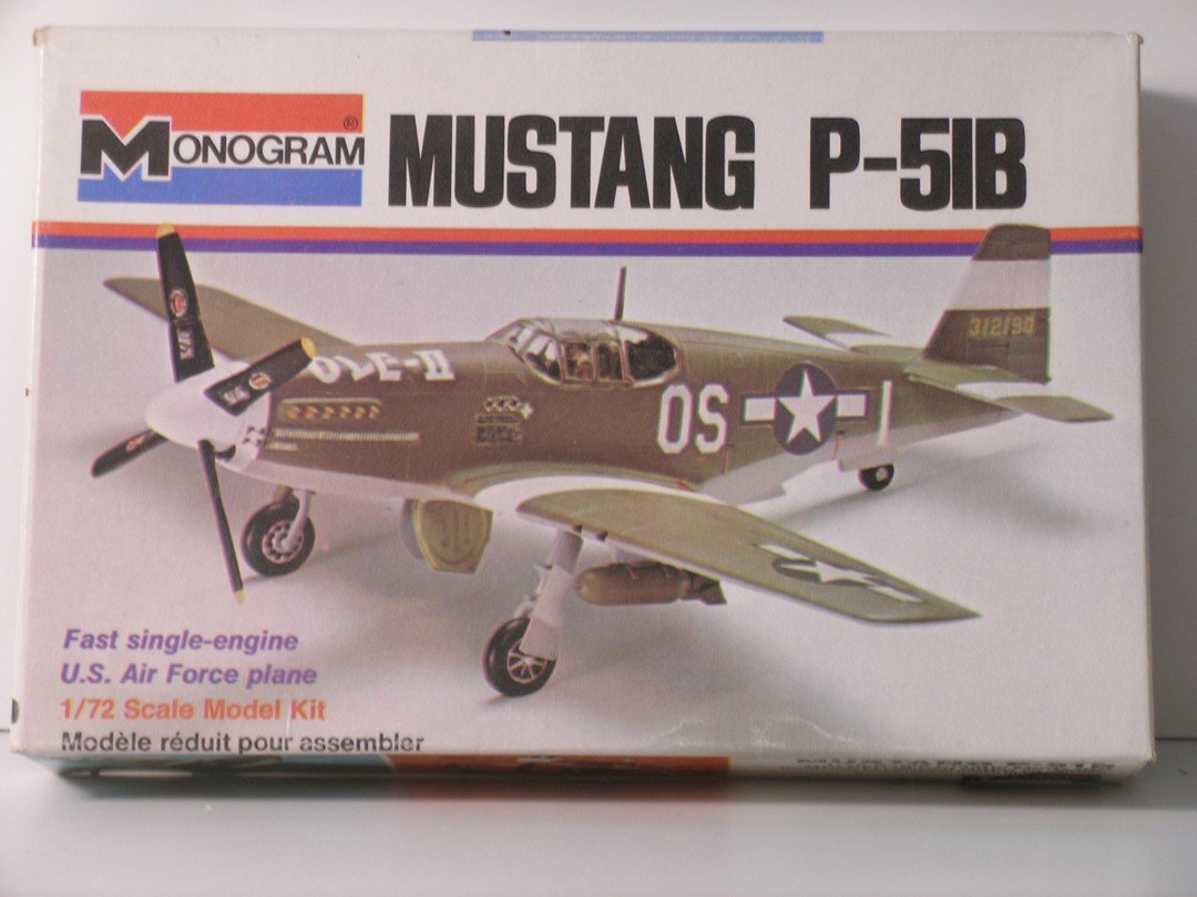 Amazon | モノグラムモデル-1/72スケール U.S. WW II マスタング P-51B